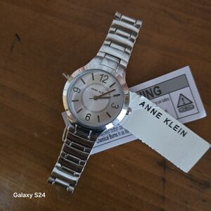 Anne Klein Silver Tone Men's Watch